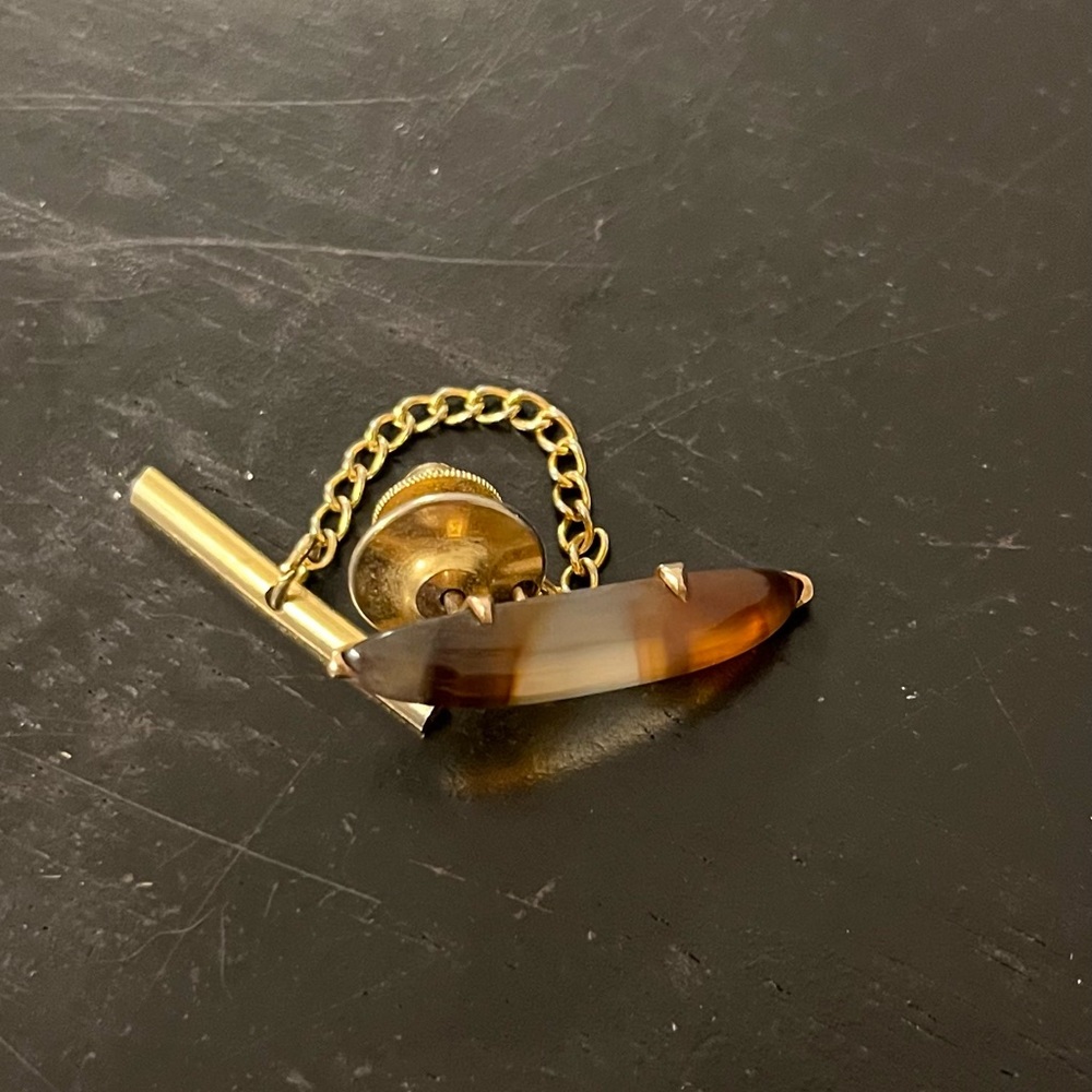 Vintage mens tie clip
